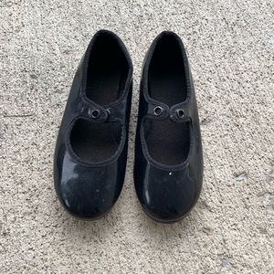 Girls Black Tap Shoes